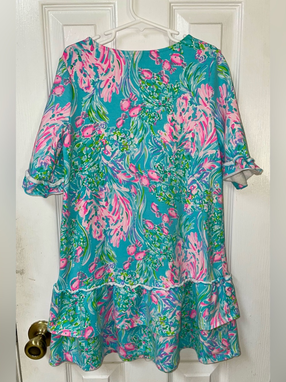 Lilly Pulitzer Dress Girl’s Large 8 10 Preppy Resortwear Colorful Summer Kailyn - Picture 3 of 8